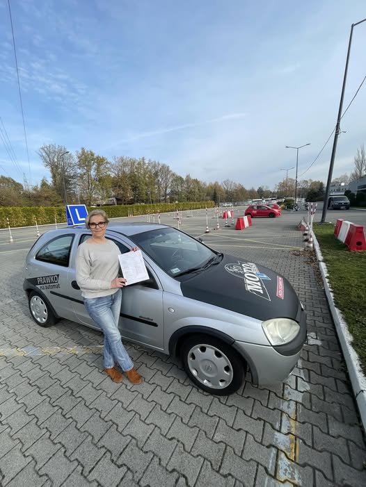 Pani Ewa zdała prawo jazdy w Moto Pasja